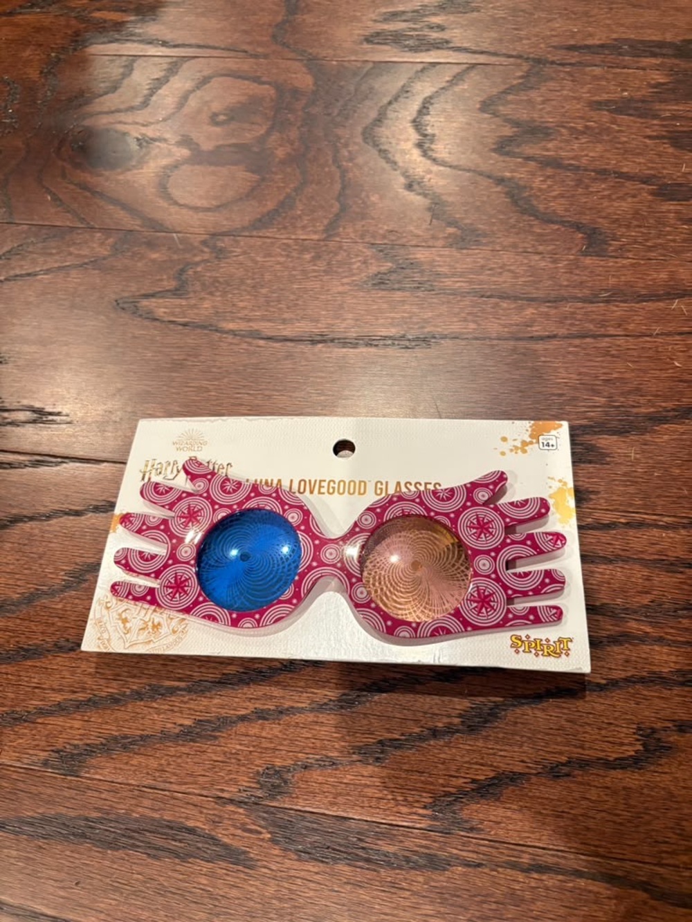 Harry Potter Luna Lovegood Spectrespecs - Pink with Blue & Gold Lenses